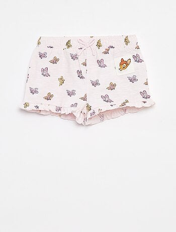 Calções com folhos e estampado 'Disney'