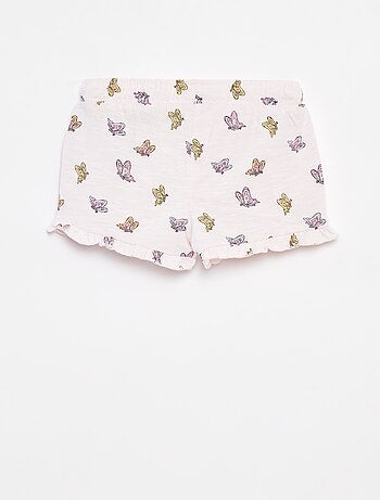 Calções com folhos e estampado 'Disney'