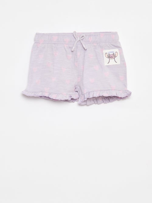 Calções com folhos e estampado 'Disney' - Kiabi