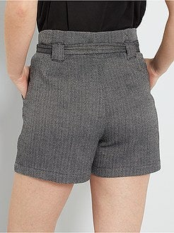 Calções com ganchos - Kiabi