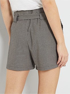 Calções com ganchos - Kiabi