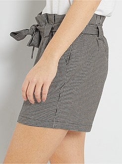 Calções com ganchos - Kiabi