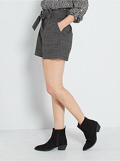 Calções com ganchos - Kiabi