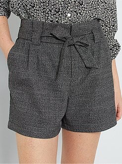 Calções com ganchos - Kiabi