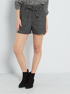 Calções com ganchos - Kiabi