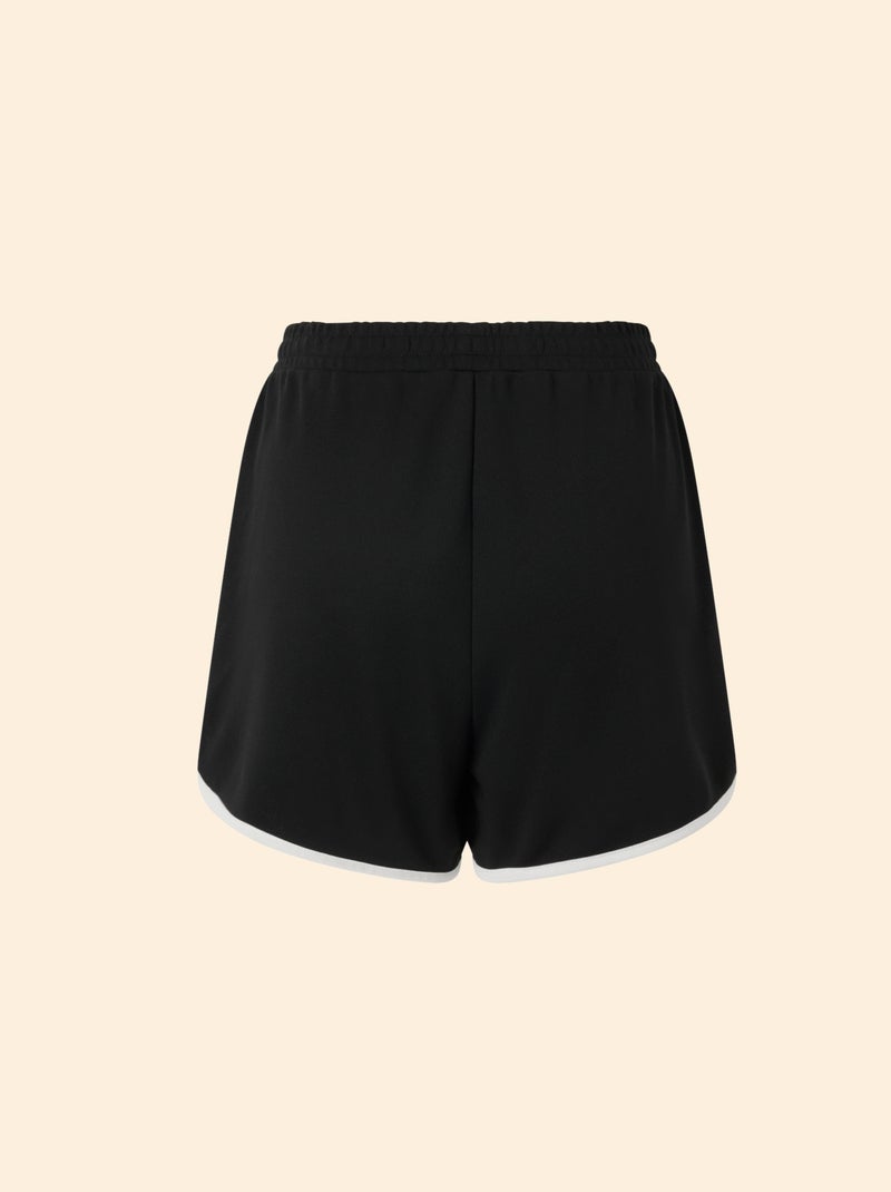 Calções com orlas contrastantes - (ekstract) Preto - Kiabi