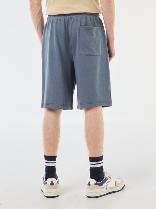 Calções com patch em algodão liso - Kiabi