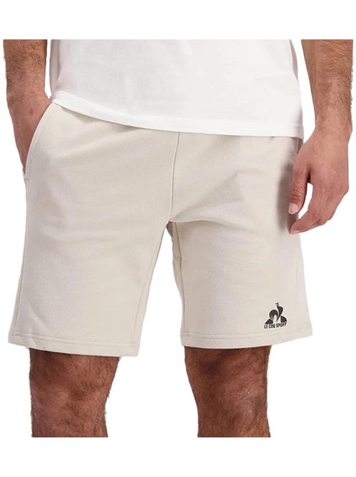 Calções Contemporâneos Le Coq Sportif Bege para Homem - Kiabi Calções Contemporâneos Le Coq Sportif Bege para Homem - Kiabi