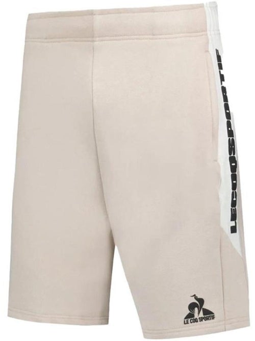 Calções Contemporâneos Le Coq Sportif Bege para Homem - Kiabi Calções Contemporâneos Le Coq Sportif Bege para Homem - Kiabi