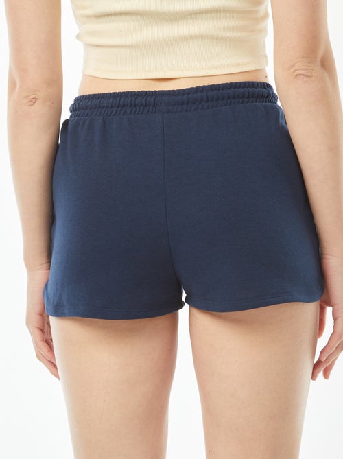 Calções curtos em moletão leve e liso - Kiabi