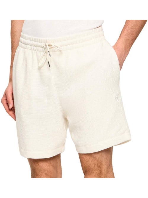 Calções de Algodão Bege Calvin Klein Jeans para Homem - Kiabi Calções de Algodão Bege Calvin Klein Jeans para Homem - Kiabi