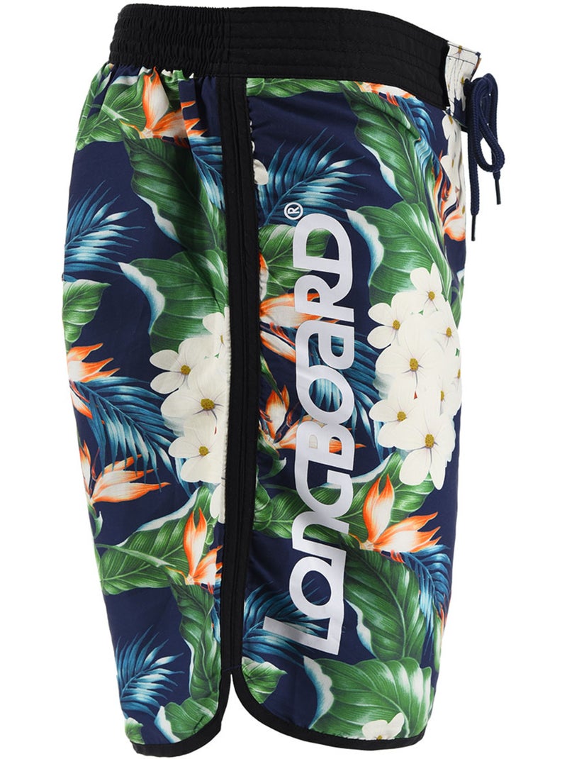 Calções de banho - azul-marinho - longboard Azul - Kiabi