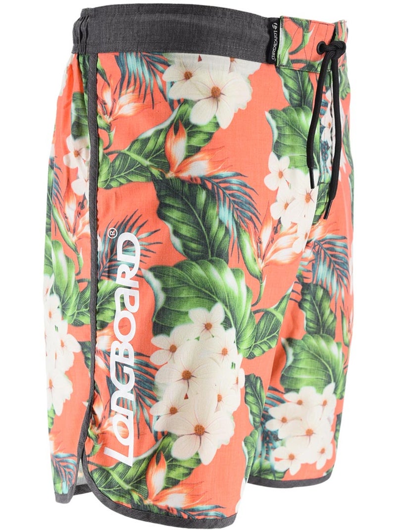 Calções de banho - coral - longboard Coral - Kiabi