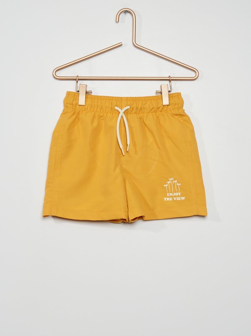 Calções de banho AMARELO - Kiabi