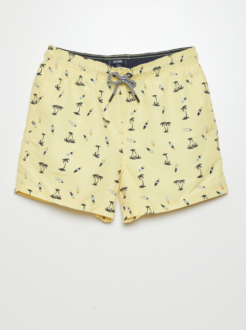 Calções de banho AMARELO - Kiabi