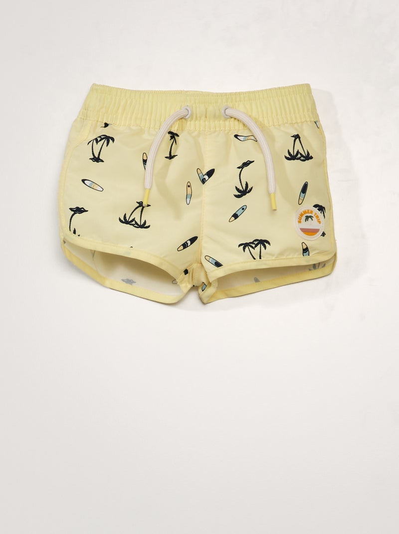 Calções de banho AMARELO - Kiabi