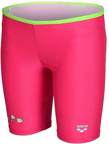Calções de banho arena friends jammer rosa para menina