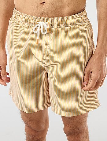 Calções de banho às riscas