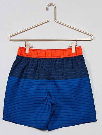 Calções de banho às riscas - Kiabi