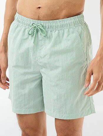 Calções de banho às riscas