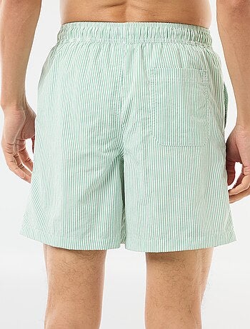 Calções de banho às riscas