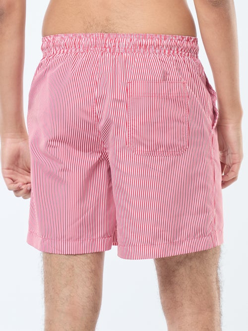 Calções de banho às riscas - Kiabi