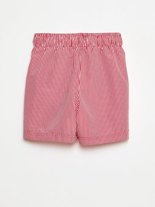 Calções de banho às riscas - Kiabi