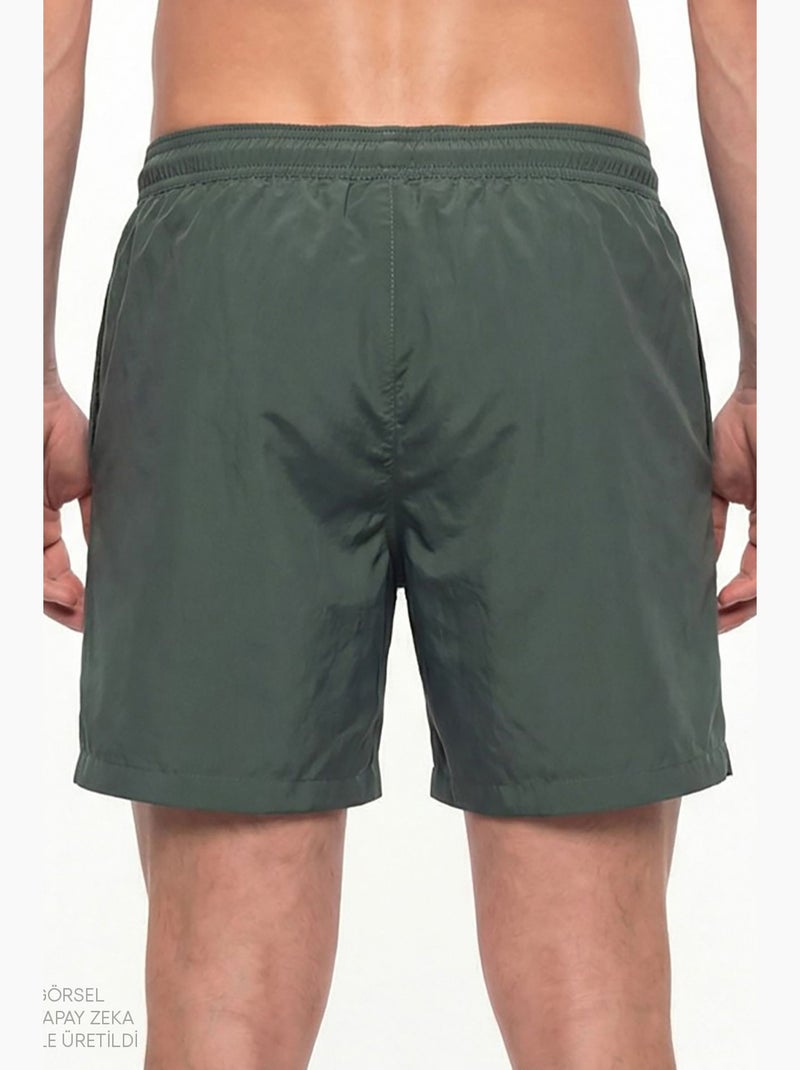 Calções de banho básicos masculinos basic dark penti Cáqui - Kiabi