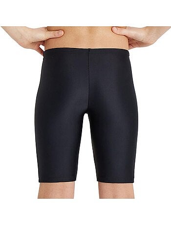 Calções de banho boxer arena swijammer para rapaz preto/azul