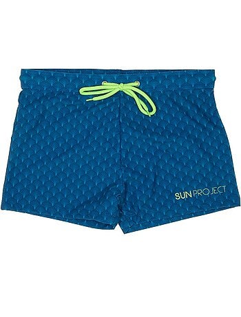 Calções de Banho Boxer Azuis para Homem Sun Project 3456