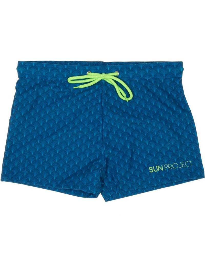 Calções de Banho Boxer Azuis para Homem Sun Project 3456 Azul - Kiabi
