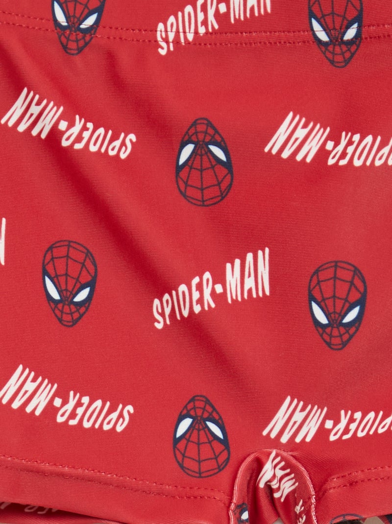 Calções de banho boxer 'Marvel' 'Spider-man' Vermelho - Kiabi