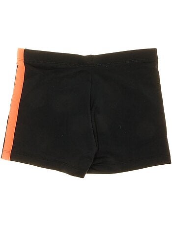 Calções de Banho Boxer para Rapaz Sun Project Preto/Laranja 42-1110-SL