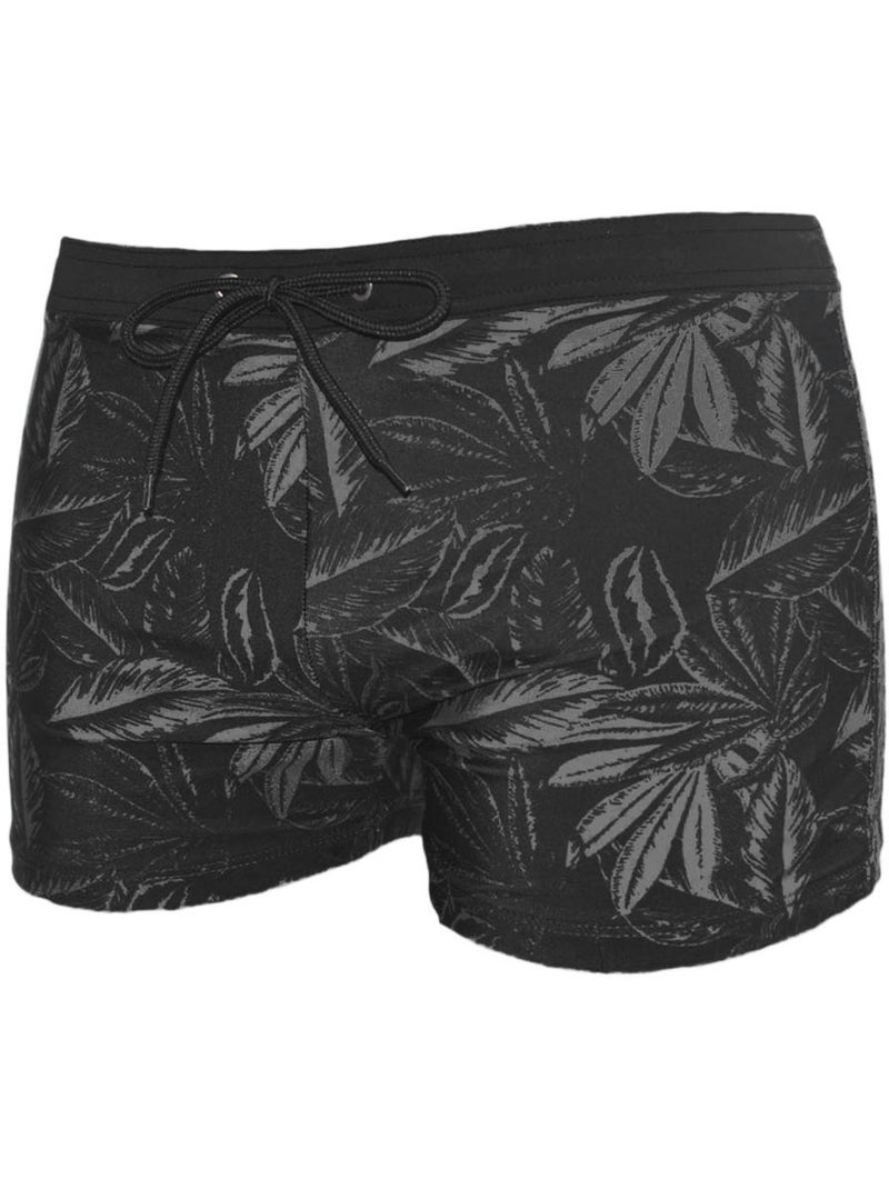 Calções de Banho Boxer Pretos para Homem Sun Project 1988 Preto - Kiabi
