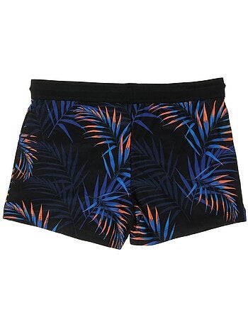 Calções de Banho Boxer Sun Project 1988 Preto/Laranja para Homem