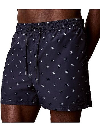 Calções de banho calvin klein jeans com cordão para homem