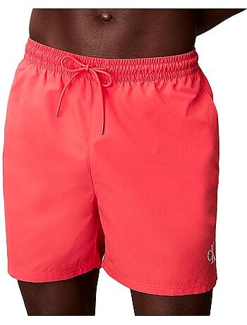 Calções de Banho Calvin Klein Jeans com Cordão para Homem Rosa