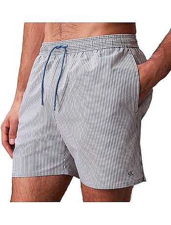Calções de banho kaki calvin klein de homem com cordão