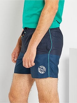 Calções de banho color-block - Kiabi