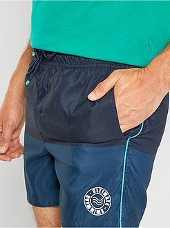 Calções de banho color-block - Kiabi