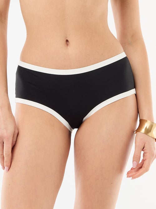 Calções de banho com bordas contrastantes - Kiabi