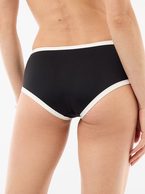 Calções de banho com bordas contrastantes - Kiabi