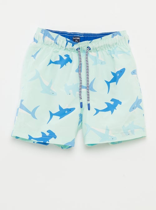 Calções de banho com estampado - Kiabi