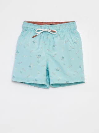 Calções de banho com estampado