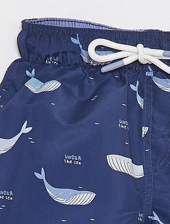 Calções de banho com estampado