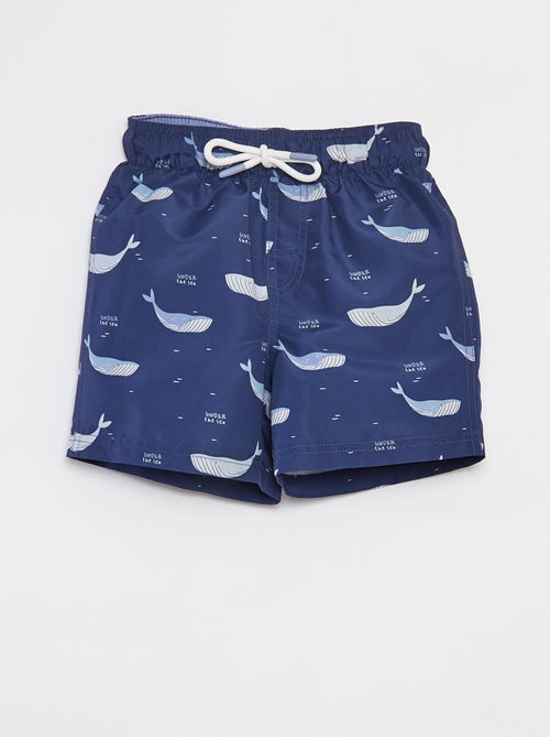 Calções de banho com estampado - Kiabi