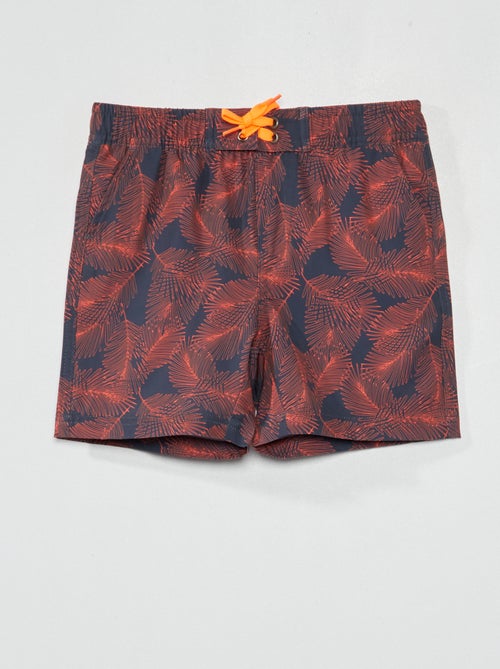 Calções de banho com estampado de fantasia - Kiabi