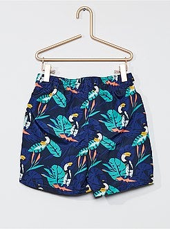 Calções de banho com estampado 'tucanos' - Kiabi