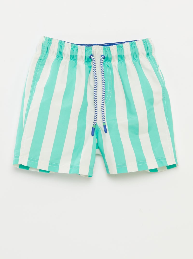 Calções de banho com estampado VERDE - Kiabi