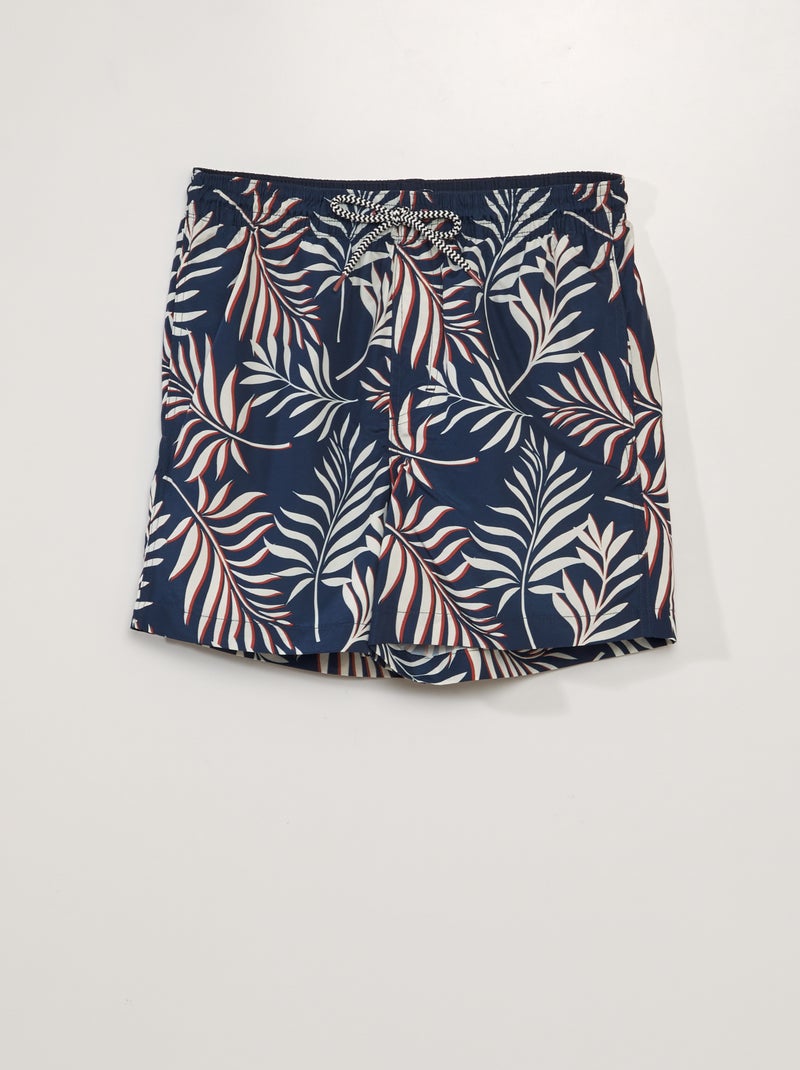 Calções de banho com motivos AZUL - Kiabi